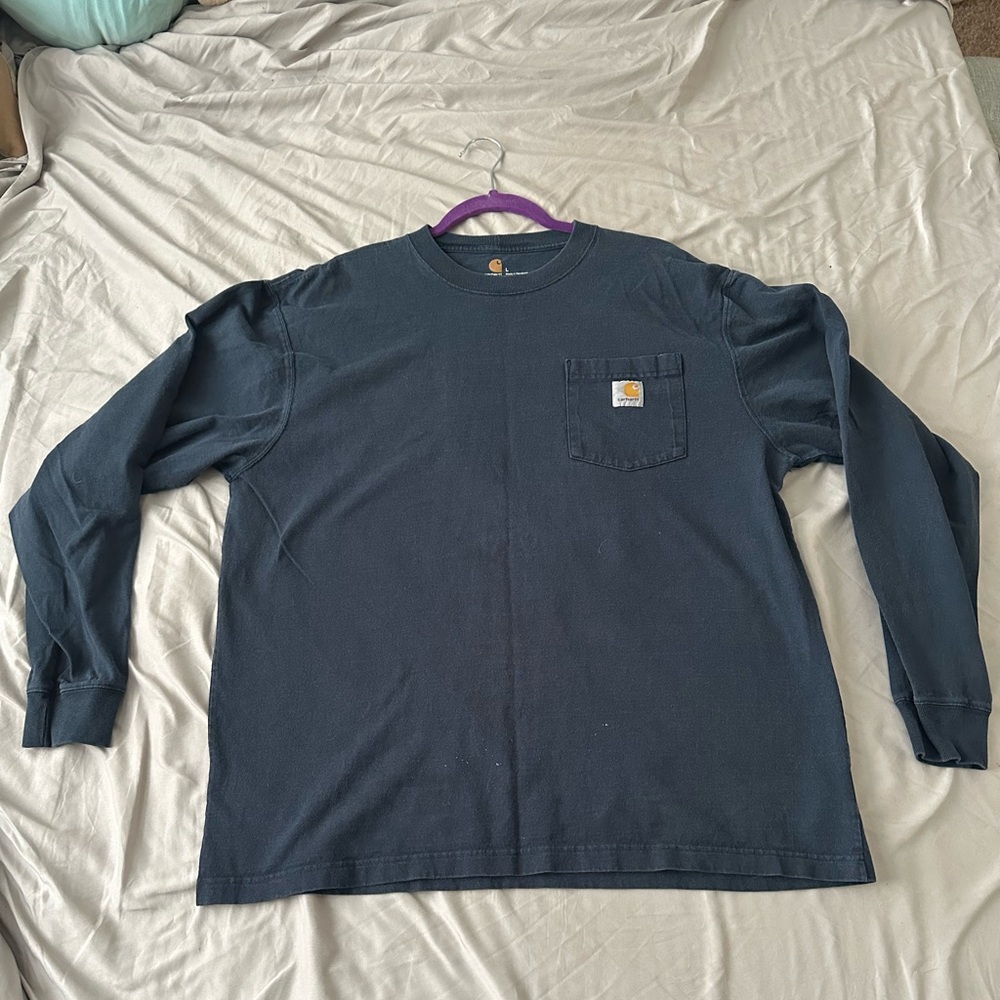 Vintage Carhartt Long sleeve t shirt | Distressed Carhartt Long Sleeve T Shirt